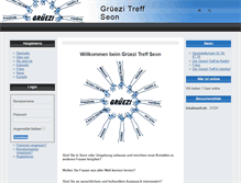 Tablet Screenshot of gruezi-treff.ch